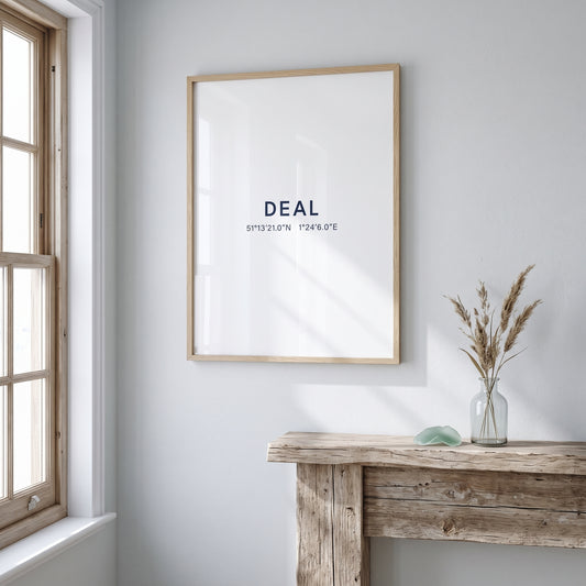 Deal — Framed Coordinates Print