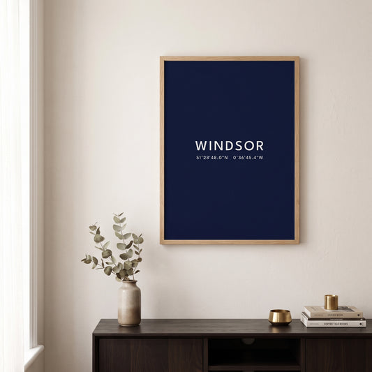 Windsor — Coordinates Print