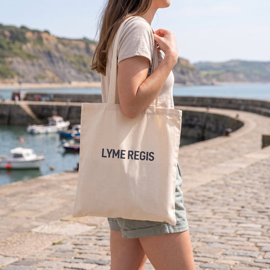 Lyme Regis — Natural Tote lifestyle