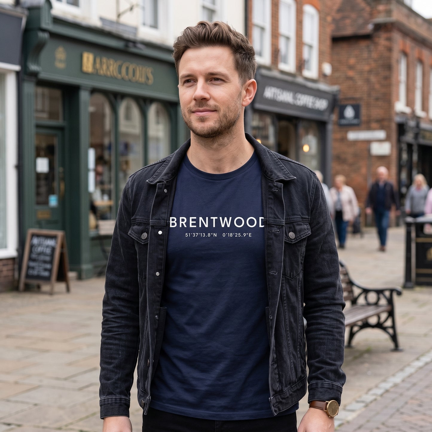 Brentwood — Coordinates Navy Tee