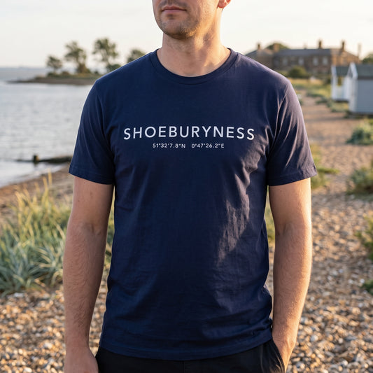 Shoeburyness — Coordinates Navy Tee