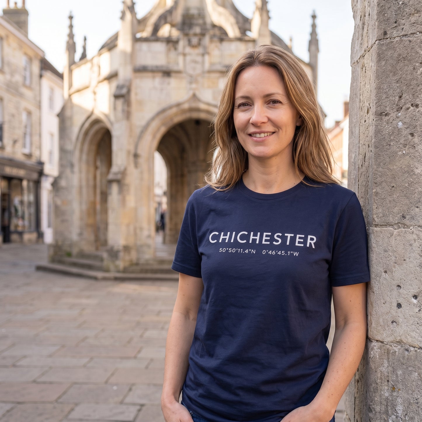 Chichester — Coordinates Navy Tee