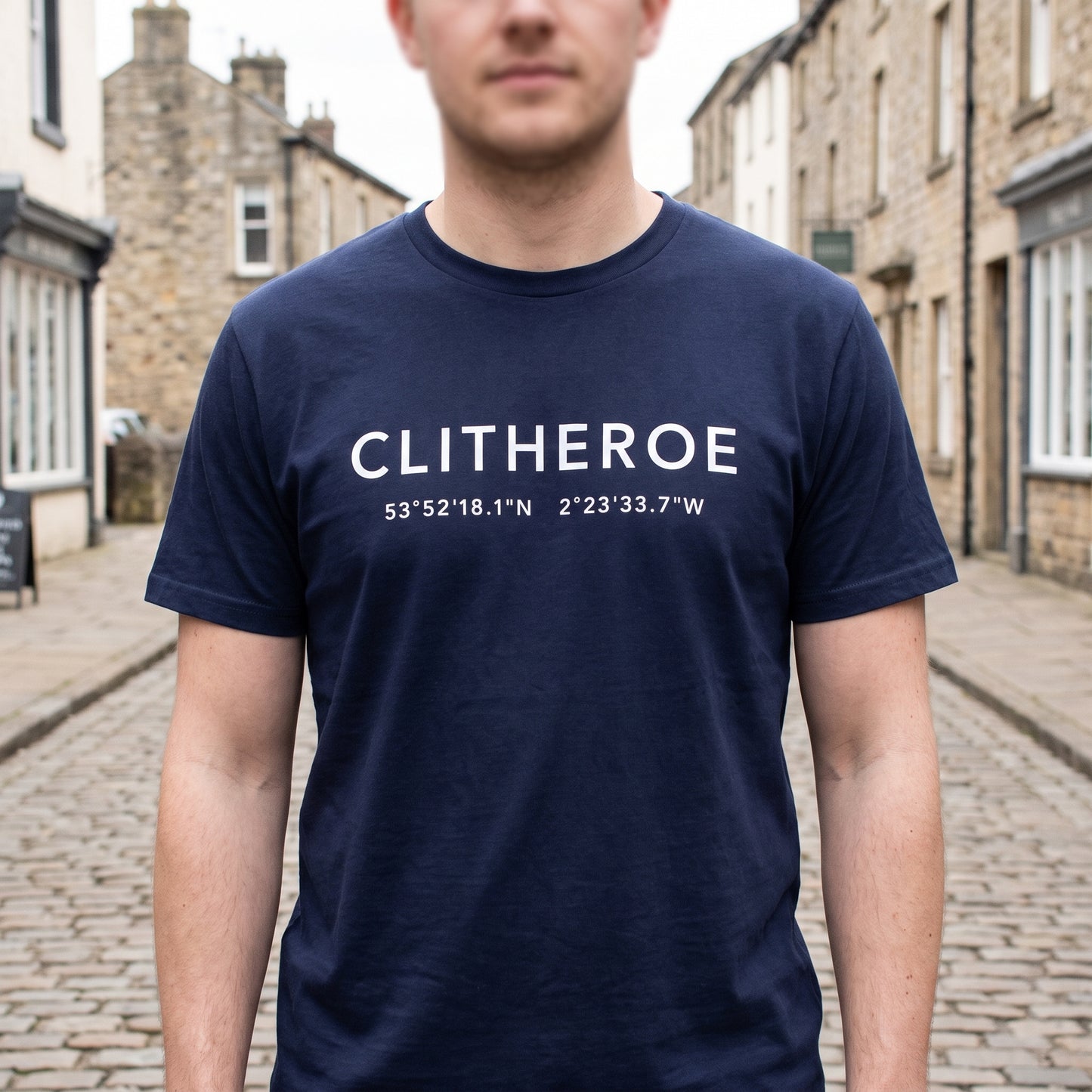 Clitheroe — Coordinates Navy Tee