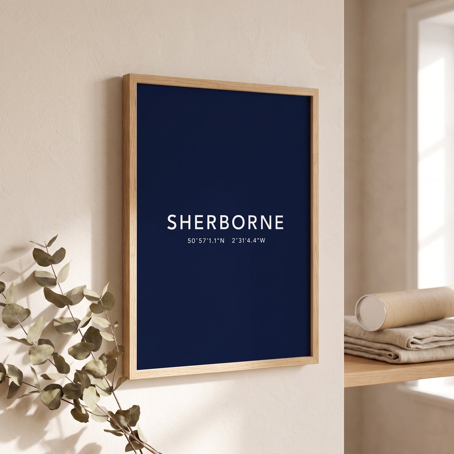 Sherborne — Coordinates Print