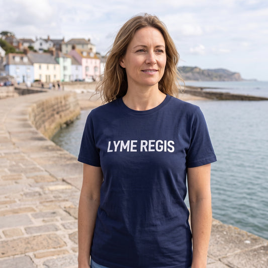 Lyme Regis — Navy Tee