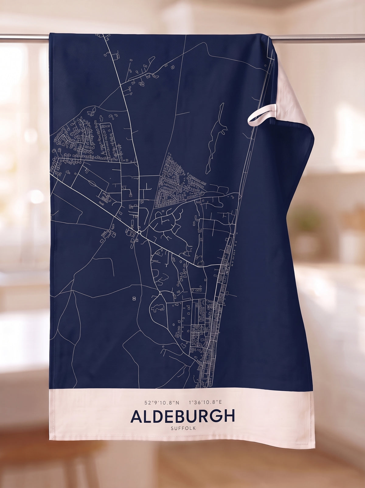 Aldeburgh — Map Tea Towel