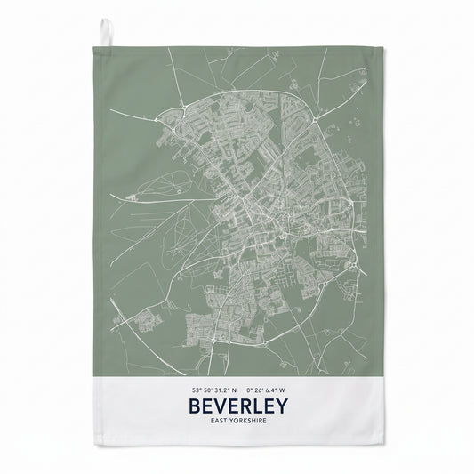 Beverley — Map Tea Towel