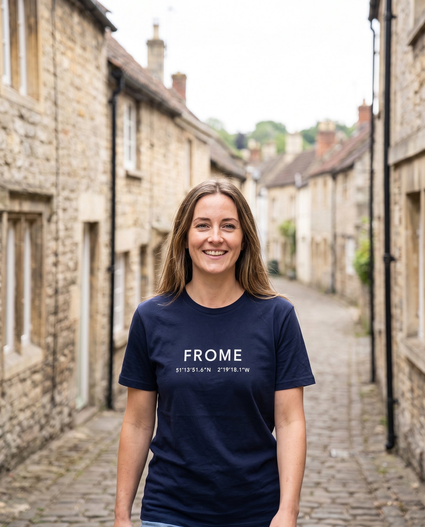 Frome — Coordinates Navy Tee