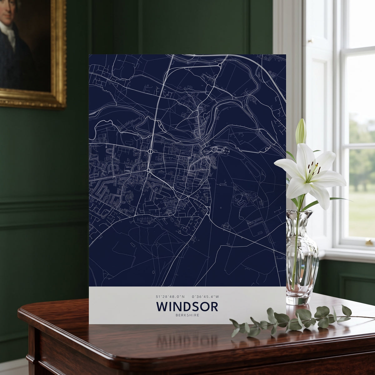 Your Town Merch — Windsor Map Print lifestyle