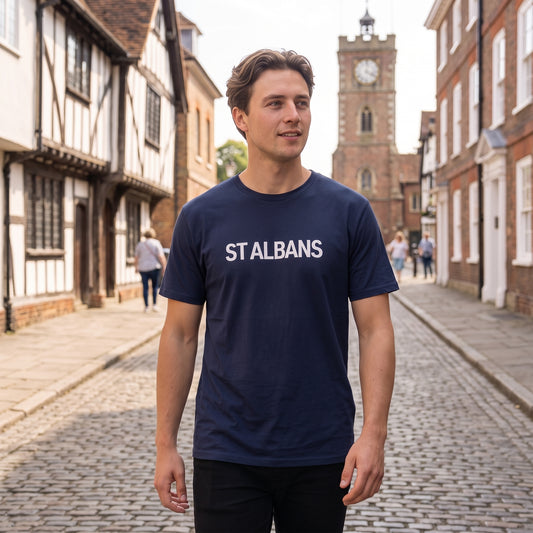 St Albans — Navy Tee