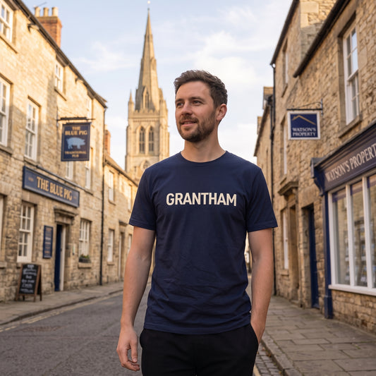 Grantham — Navy Tee
