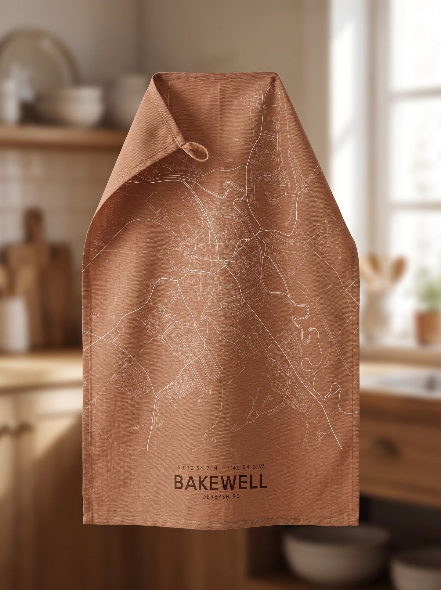 Bakewell — Map Tea Towel