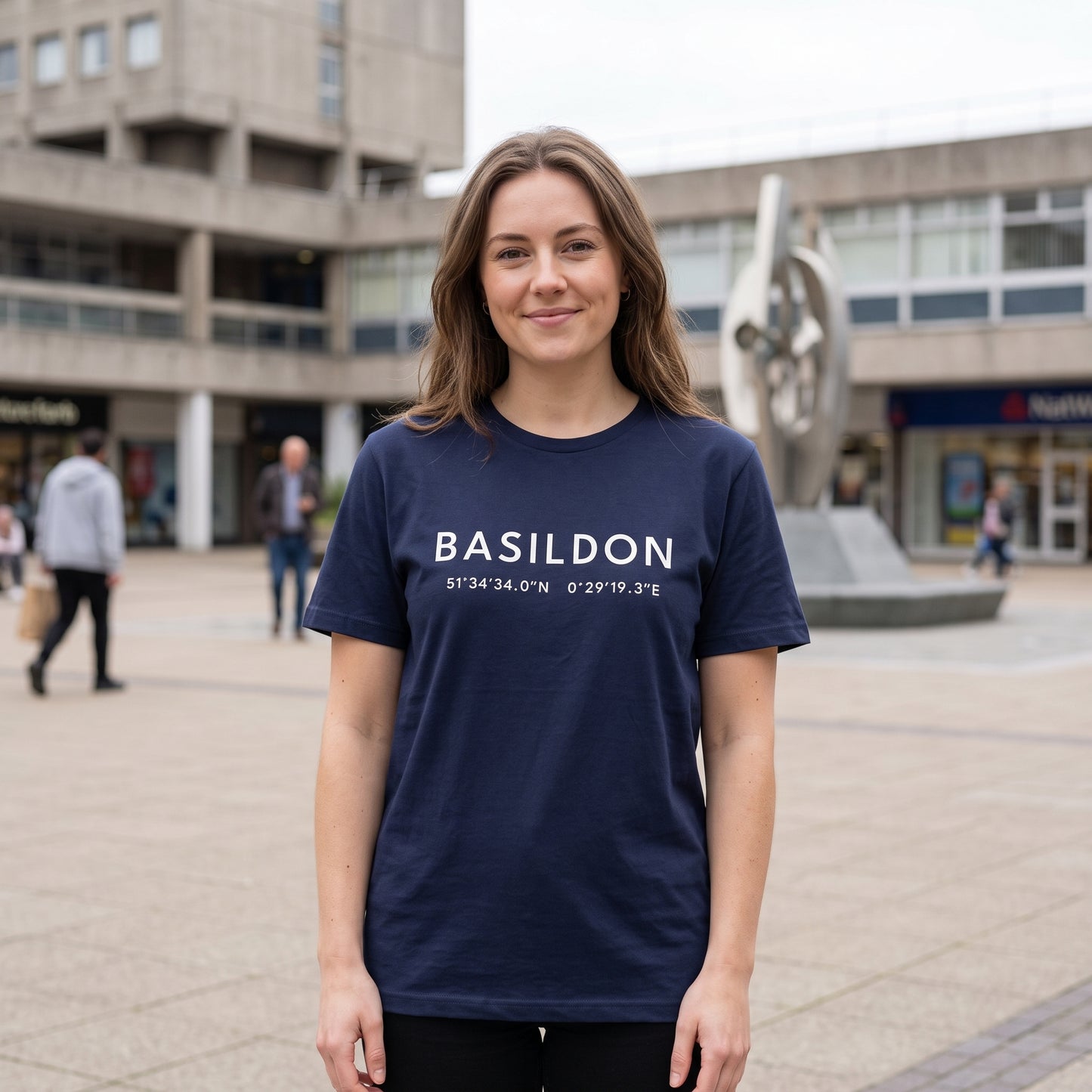 Basildon — Coordinates Navy Tee