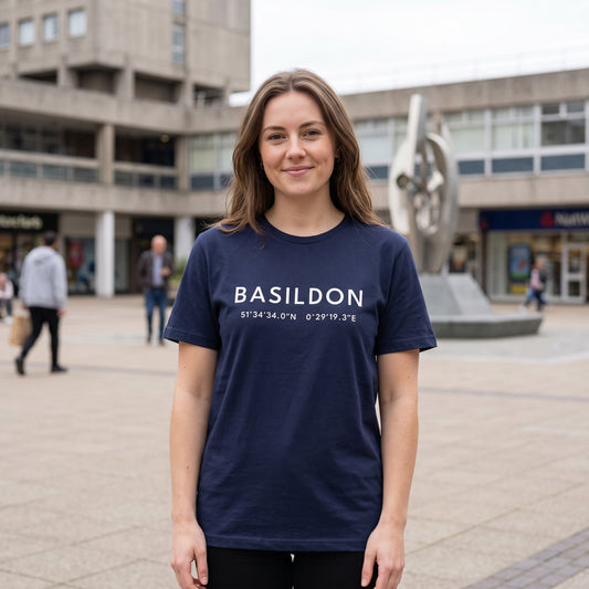 Basildon — Coordinates Navy Tee