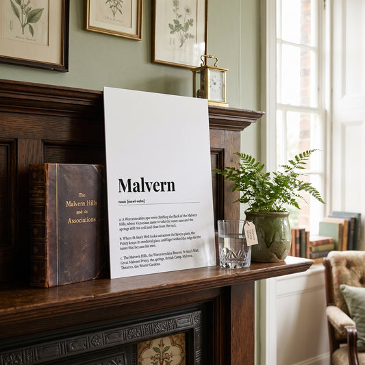 Malvern — Dictionary Print