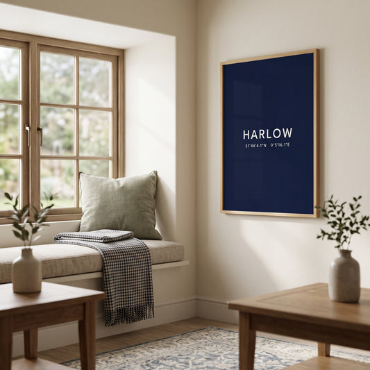 Harlow coordinates print lifestyle — Your Town Merch