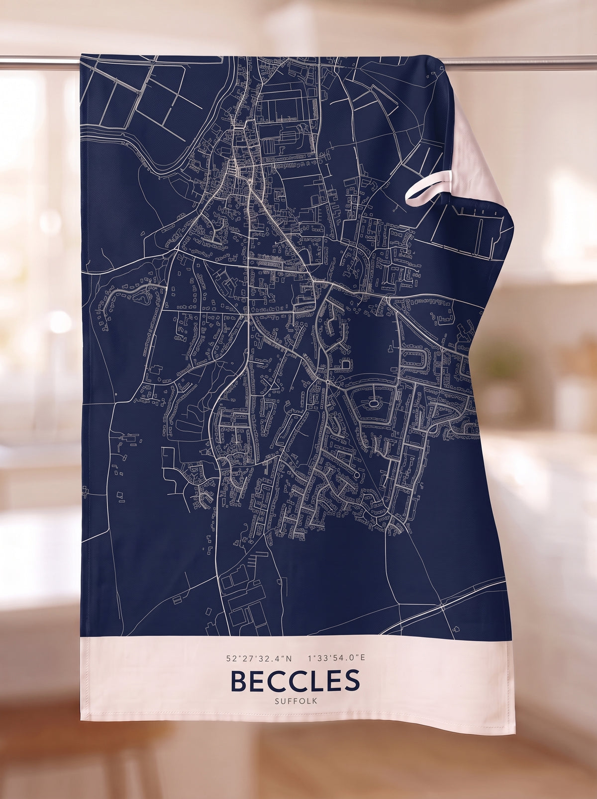 Beccles — Map Tea Towel