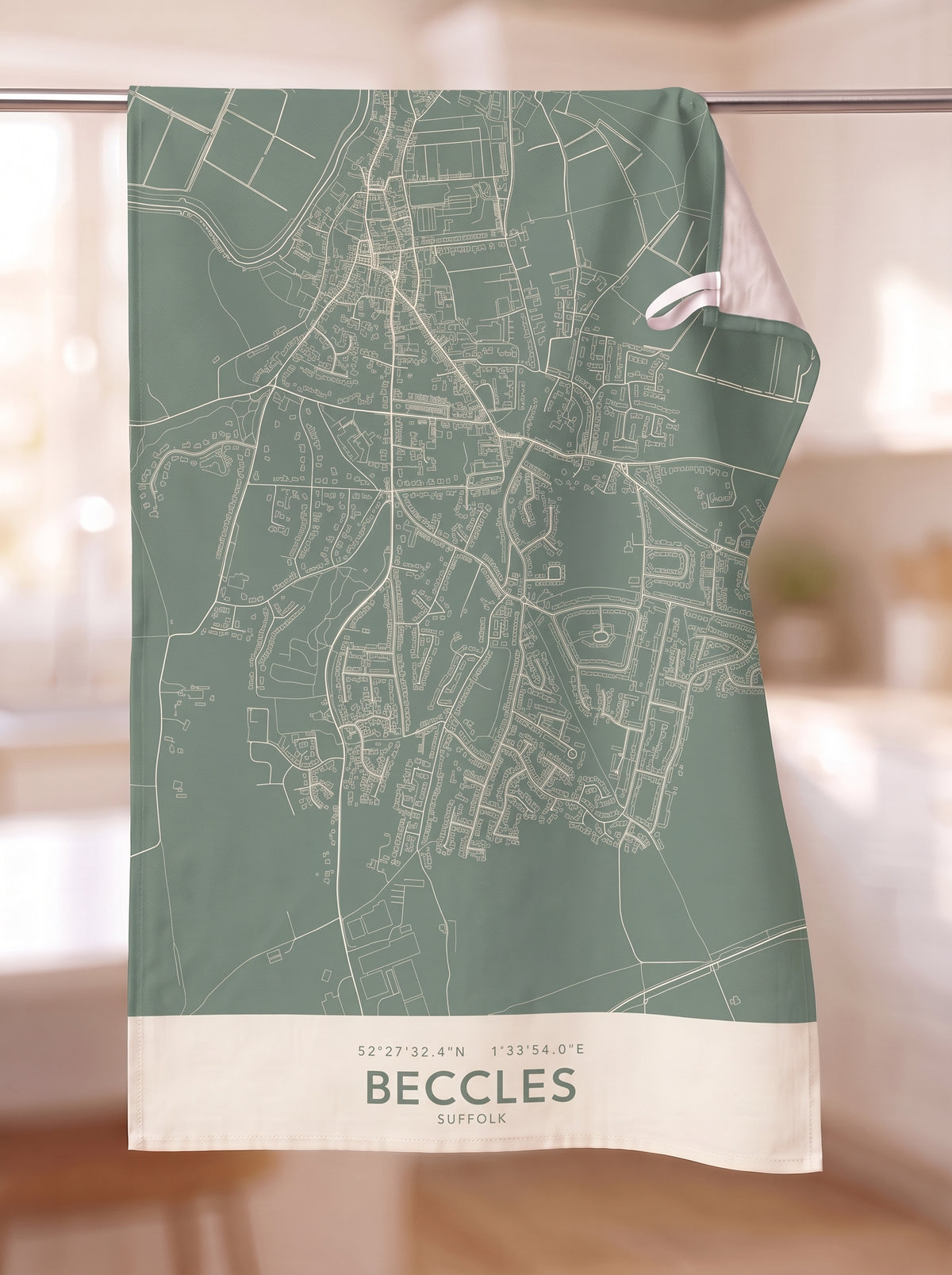 Beccles — Map Tea Towel