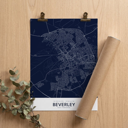 Beverley — Map Print