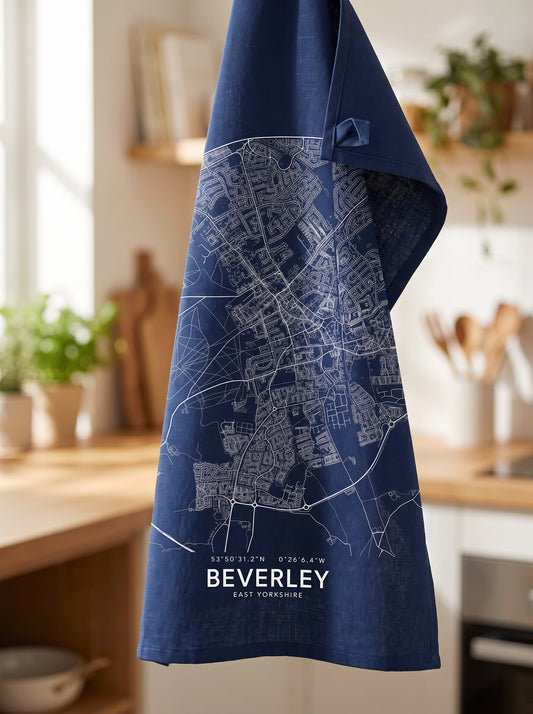 Beverley — Map Tea Towel