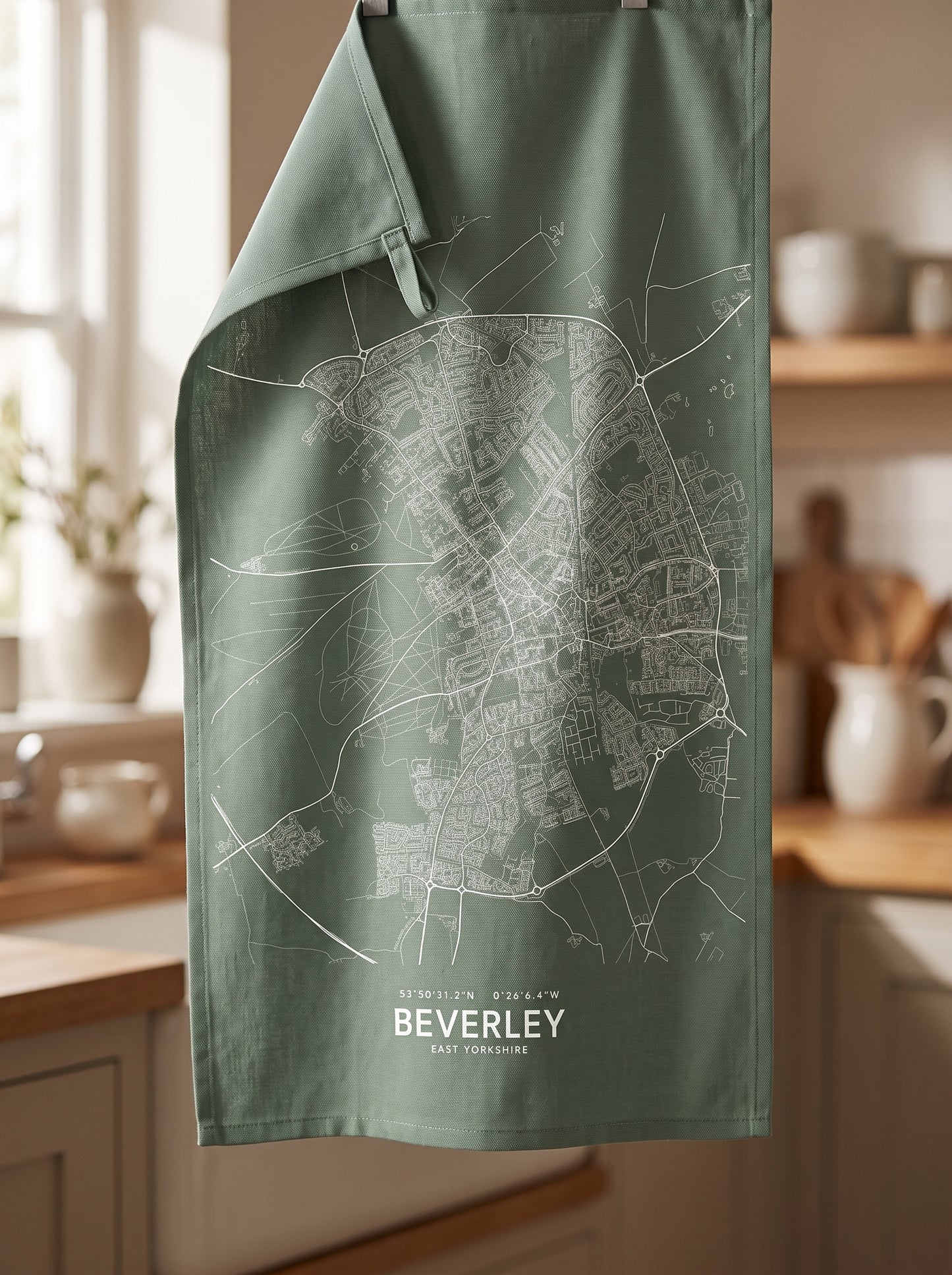 Beverley — Map Tea Towel