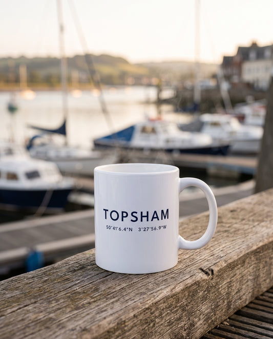Topsham — Coordinates Ceramic Mug