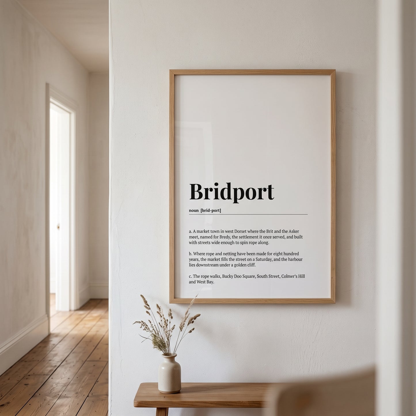 Bridport — Dictionary Print