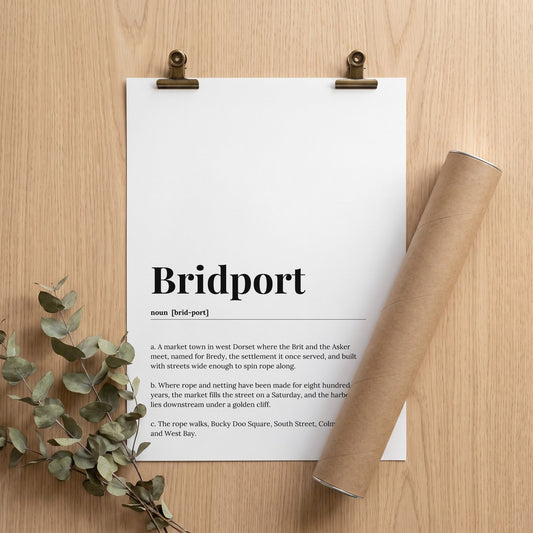 Bridport — Dictionary Print
