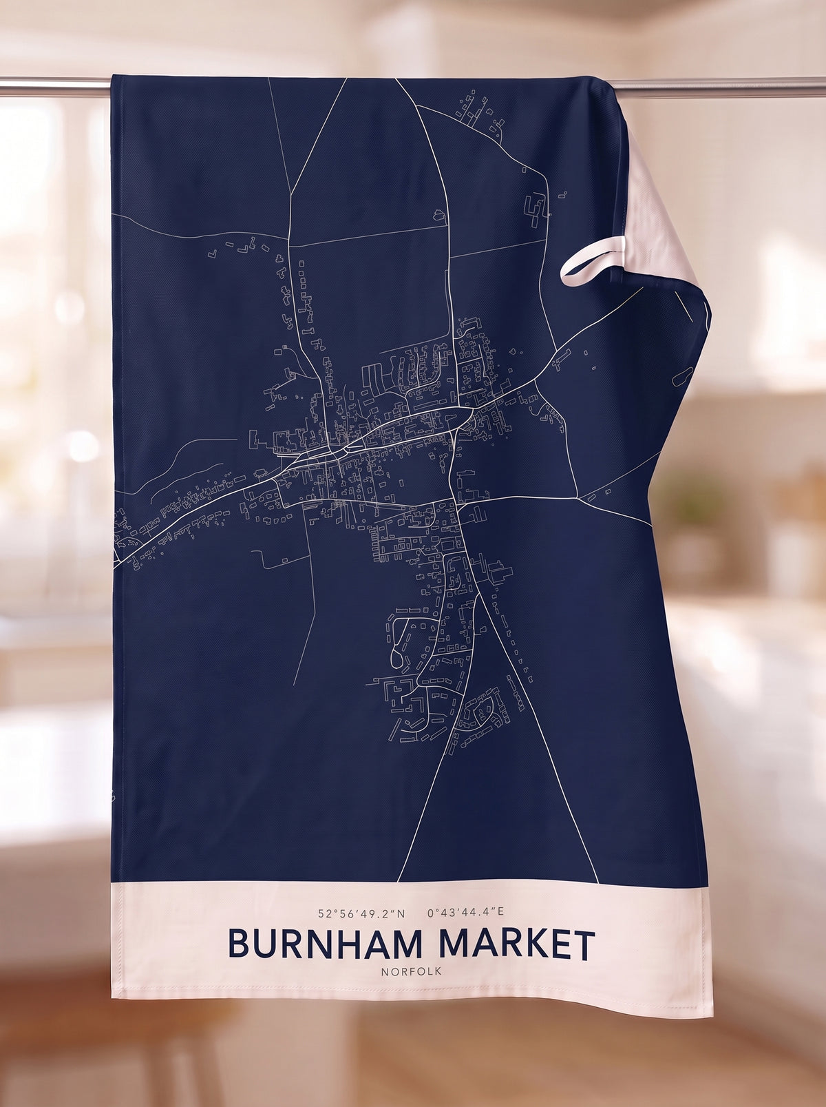 Burnham Market — Map Tea Towel