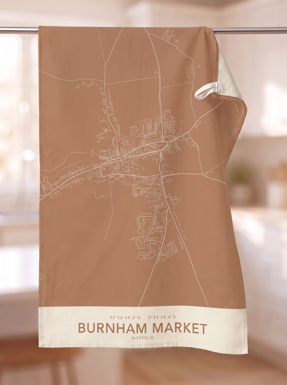 Burnham Market — Map Tea Towel