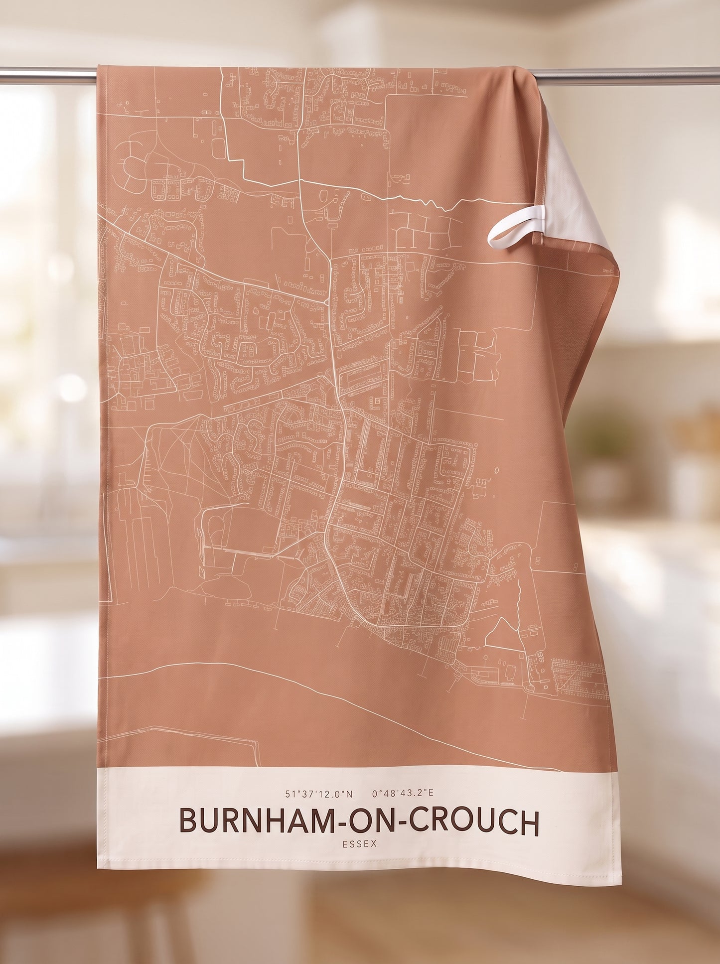 Burnham-on-Crouch — Map Tea Towel