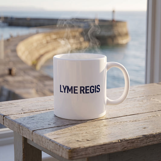 Lyme Regis — Ceramic Mug lifestyle