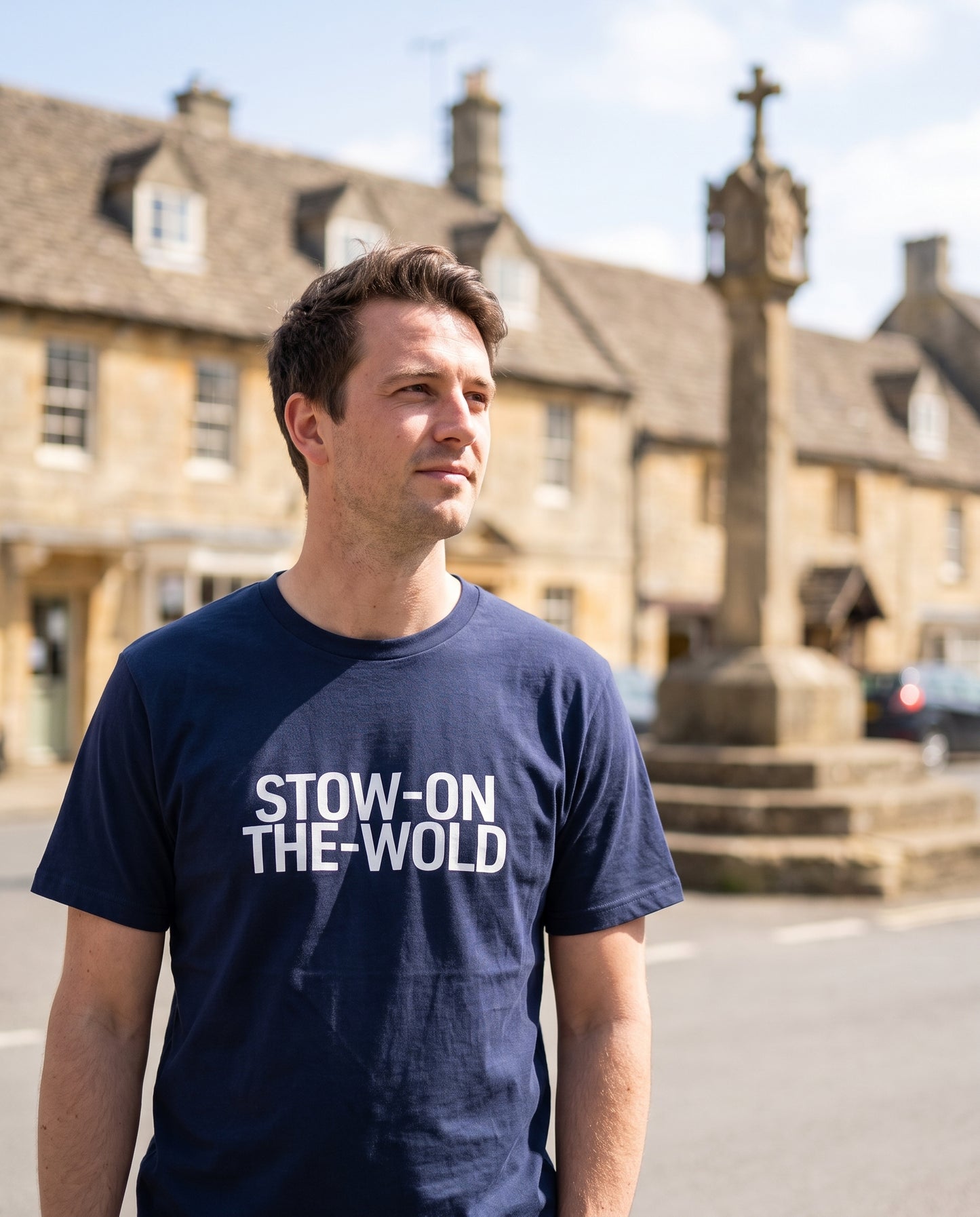 Stow-on-the-Wold — Navy Tee