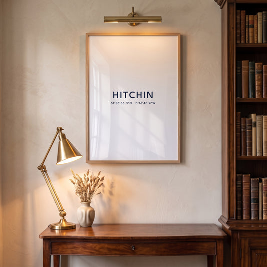 Hitchin — Framed Coordinates Print