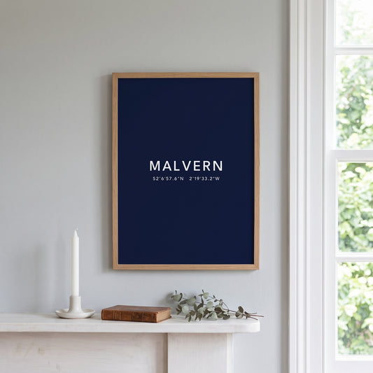 Malvern — Coordinates Print
