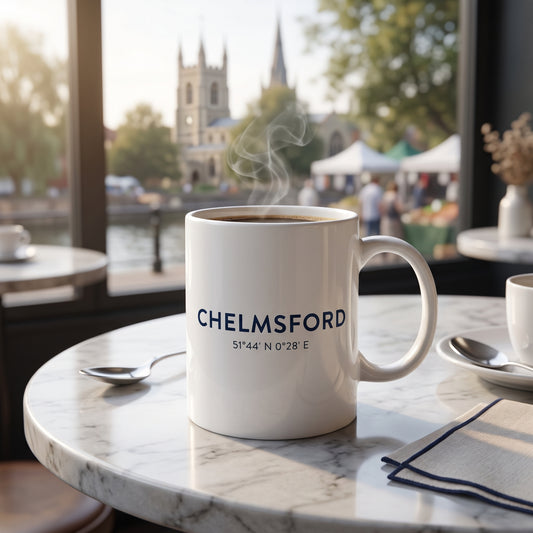 Chelmsford — Coordinates Ceramic Mug