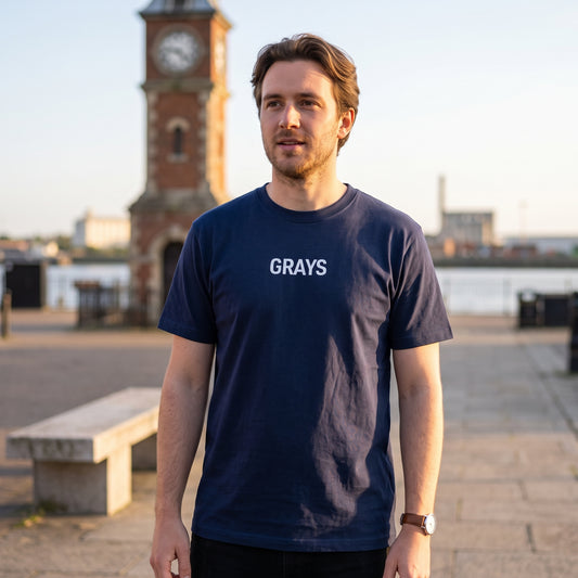 Grays — Navy Tee