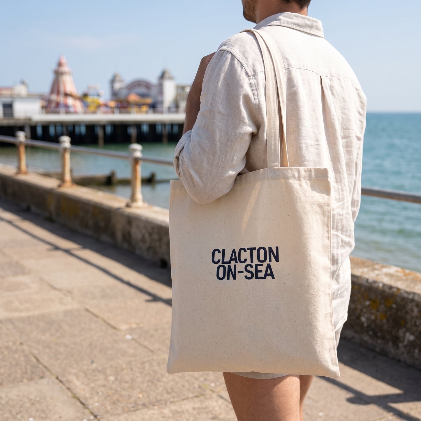 Clacton-on-Sea — Natural Tote