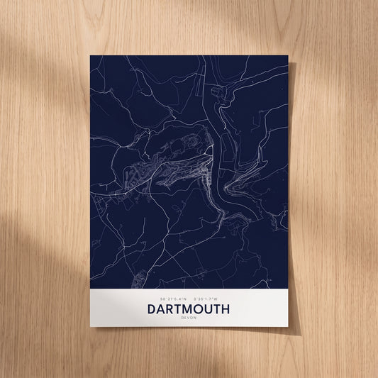 Dartmouth — Map Print