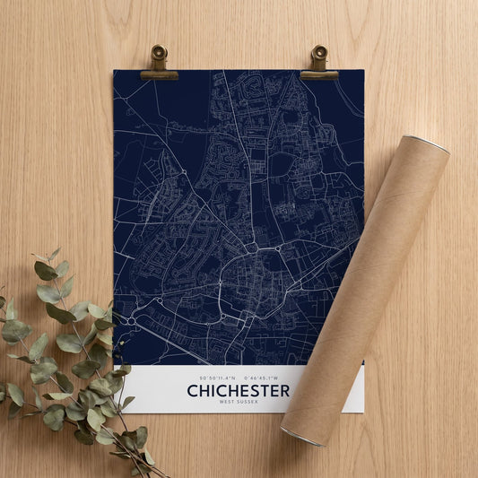 Chichester — Map Print