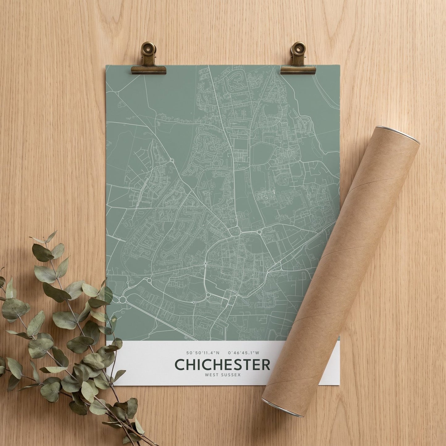 Chichester — Map Print