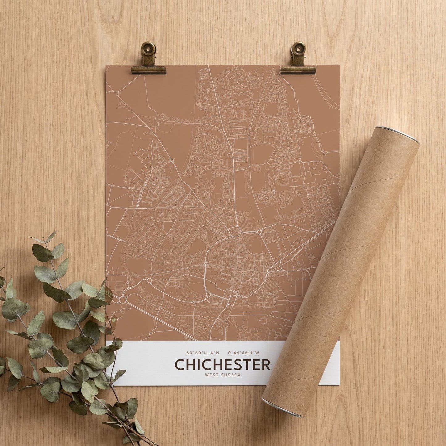 Chichester — Map Print