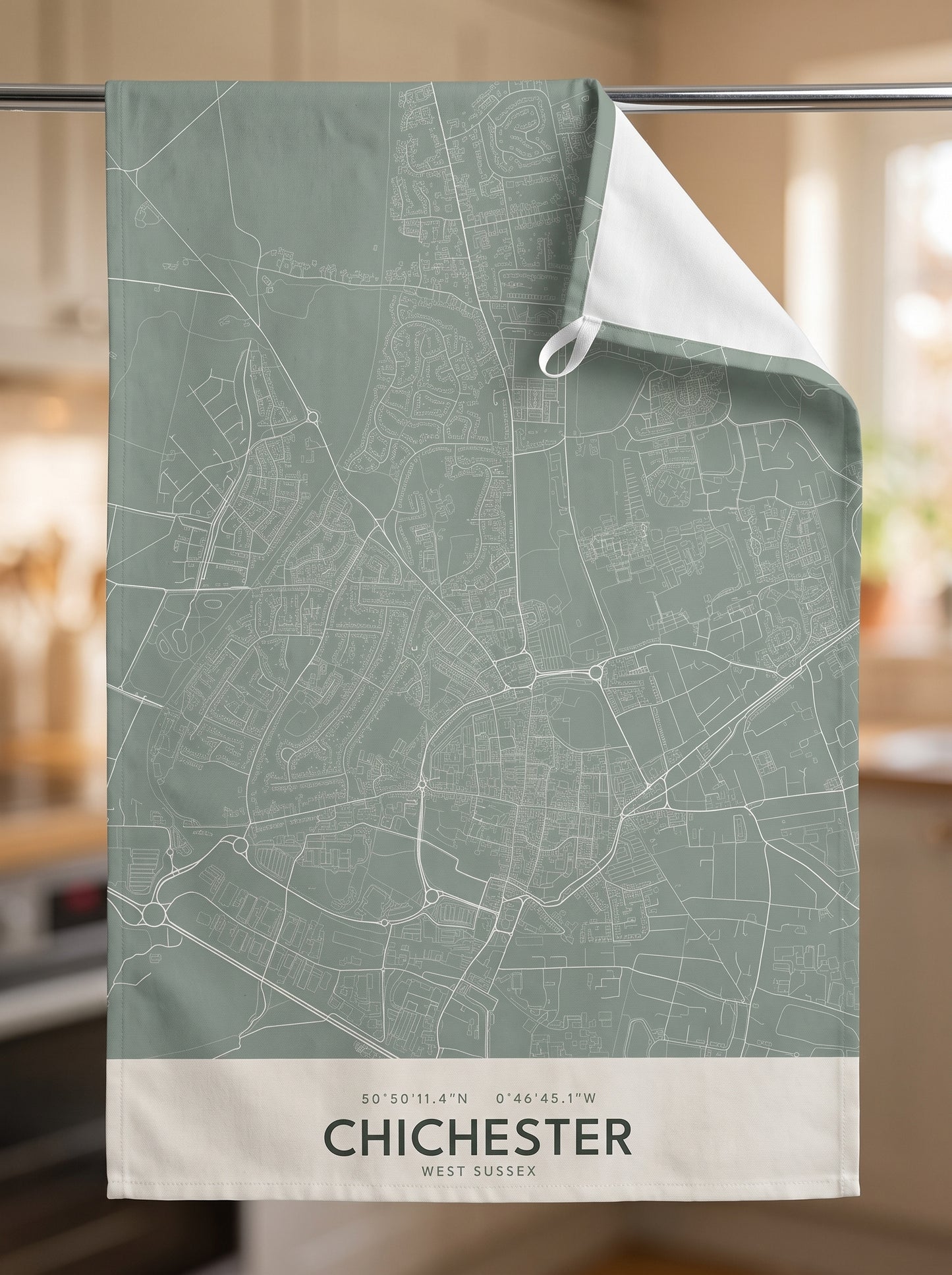 Chichester — Map Tea Towel