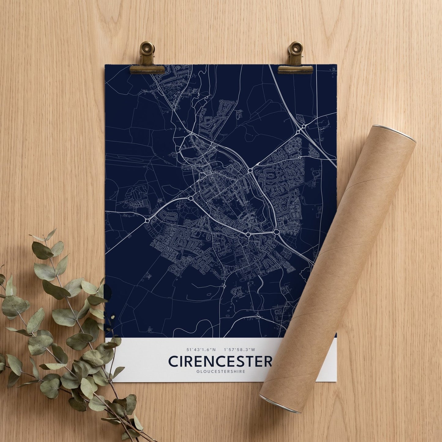 Cirencester — Map Print