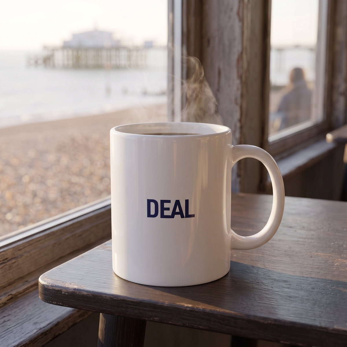 Your Town Merch — Deal Ceramic Mug lifestyle