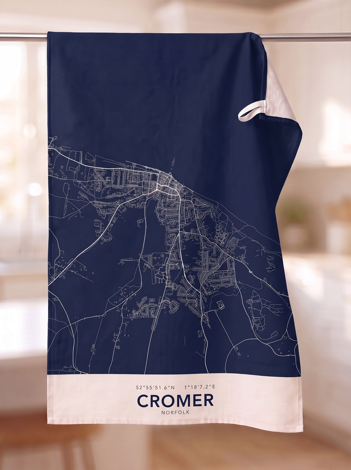 Cromer — Map Tea Towel