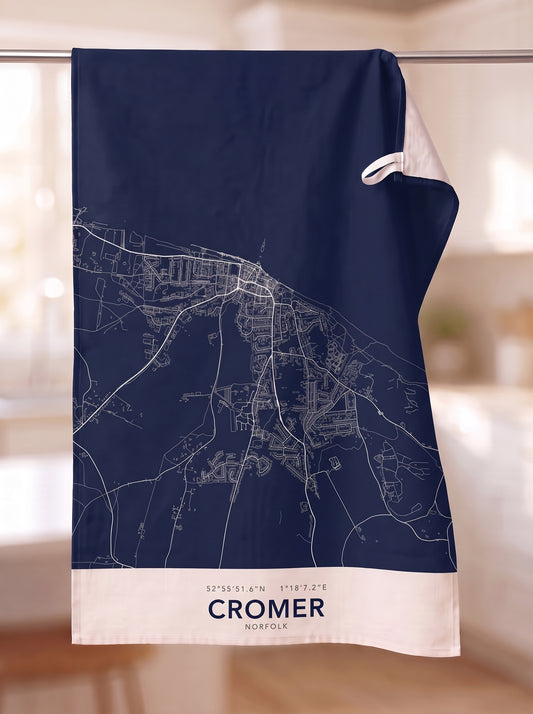 Cromer — Map Tea Towel