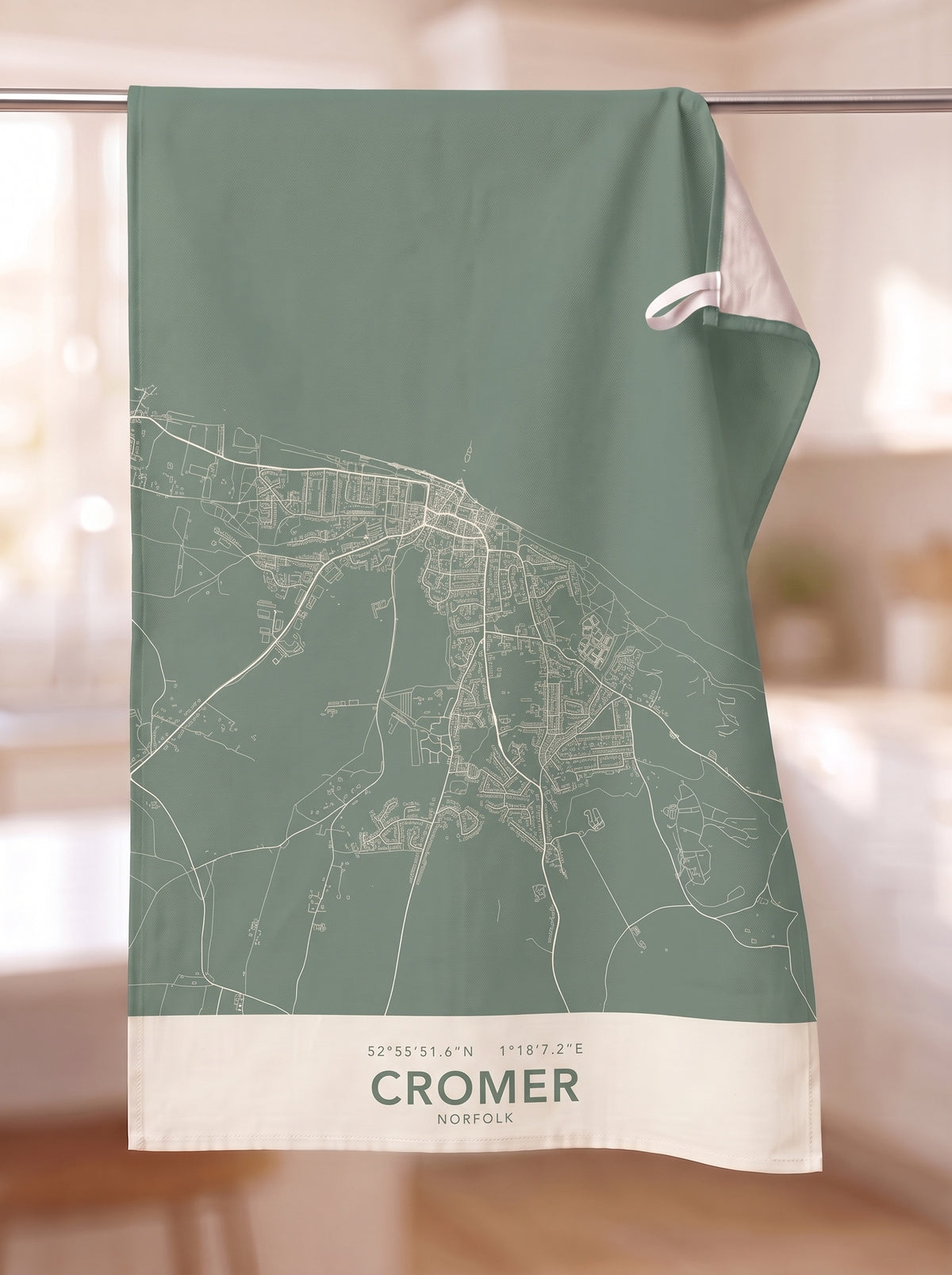 Cromer — Map Tea Towel