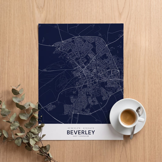 Beverley — Map Print