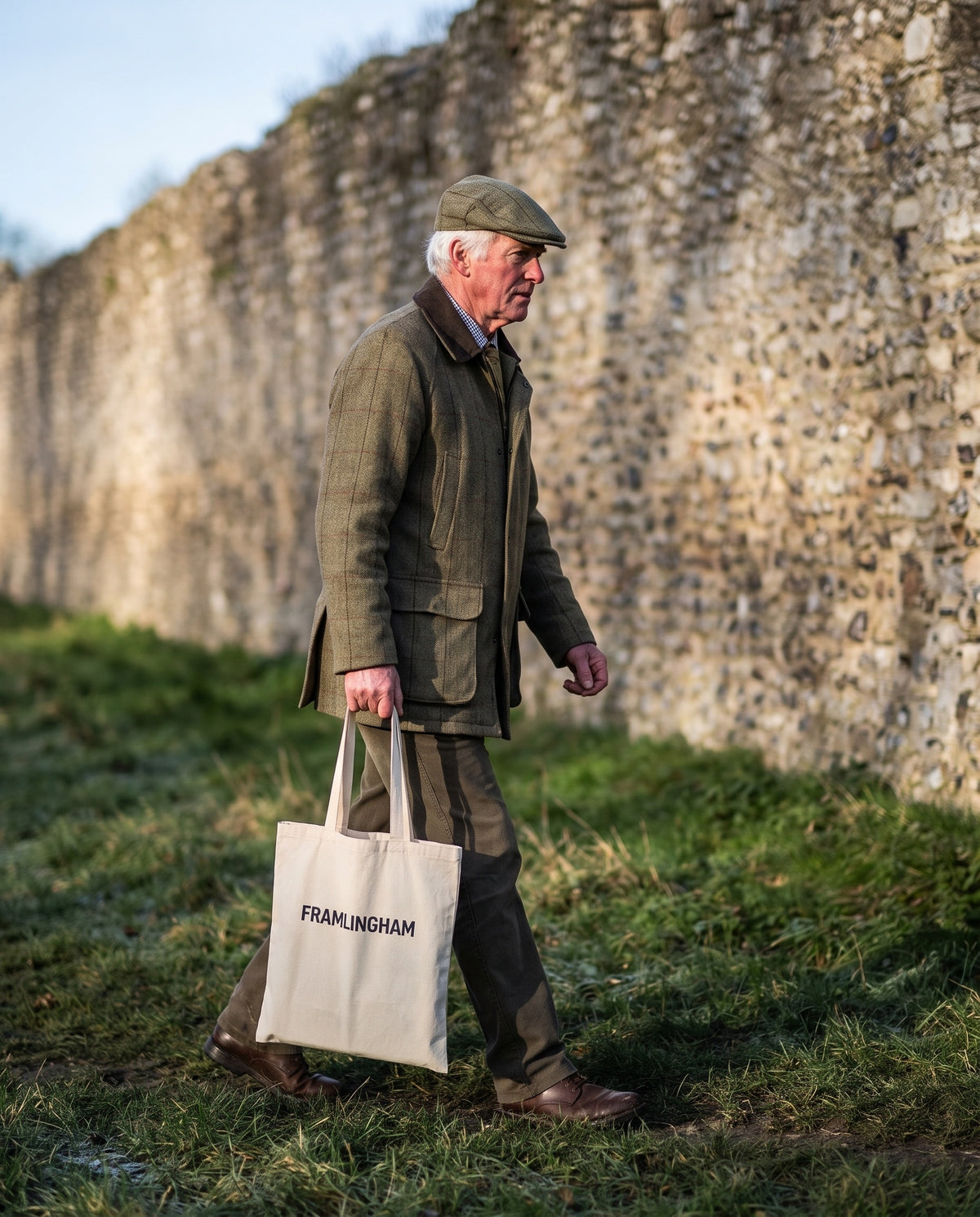 Your Town Merch — Framlingham Natural Tote lifestyle